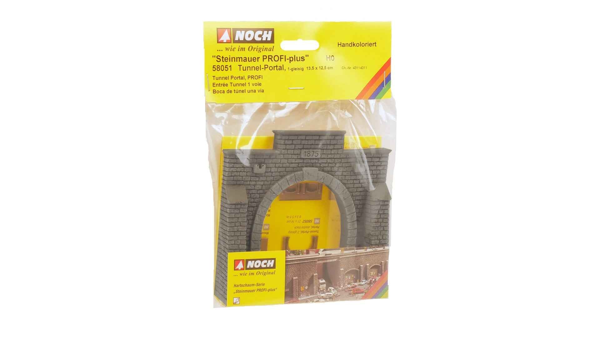 NOCH 58051 Tunnel-Portal, 1-gleisig
