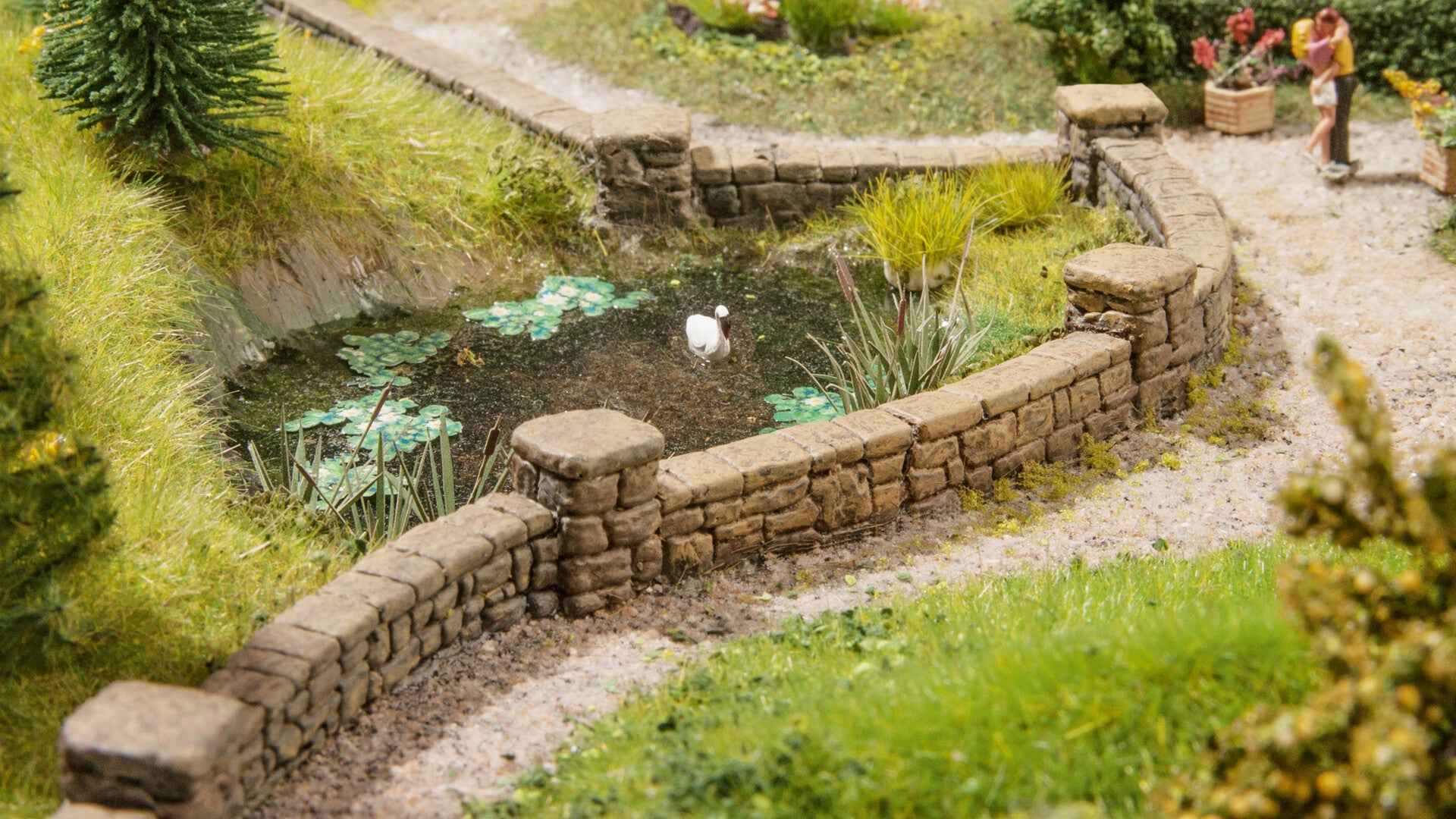 NOCH 58282 Mauern aus Sandstein