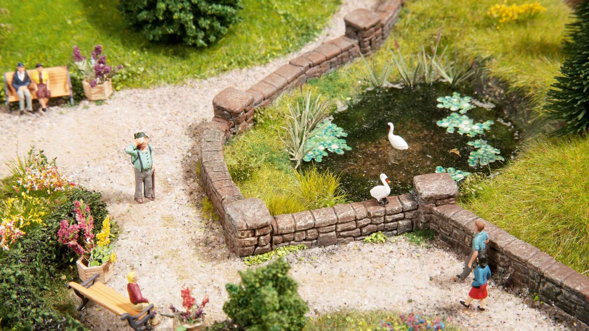 NOCH 58282 Mauern aus Sandstein