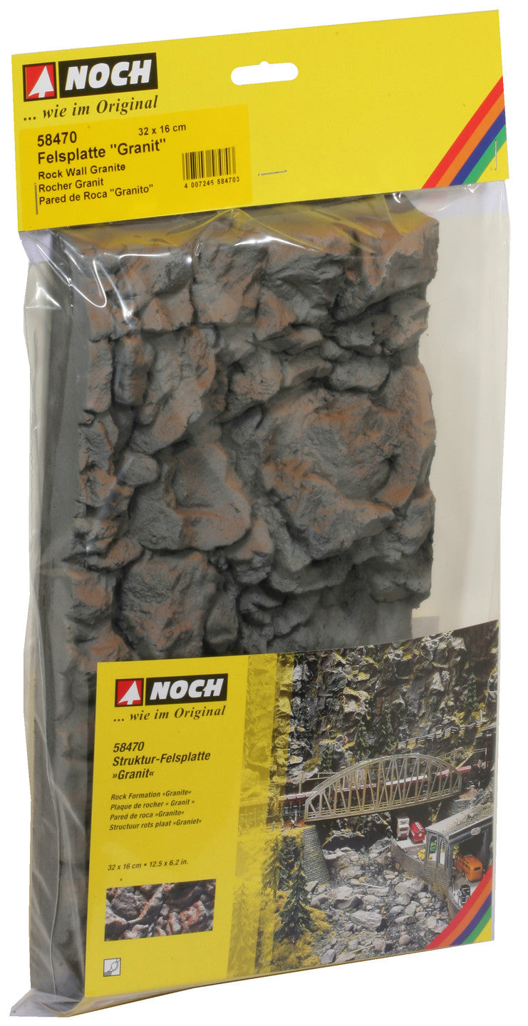 NOCH 58470 Felsplatte "Granit"