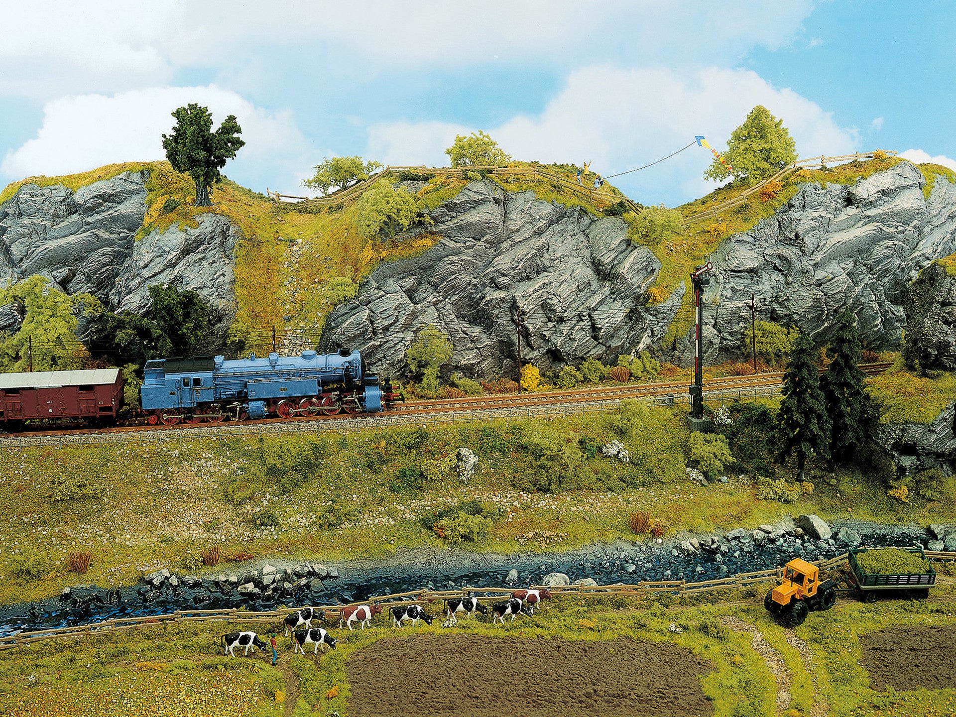 NOCH 58490 Felsplatte "Kalkstein"