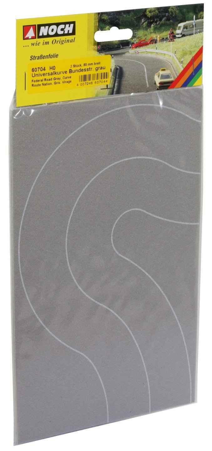 NOCH 60704 Bundesstraße Universalkurve, grau