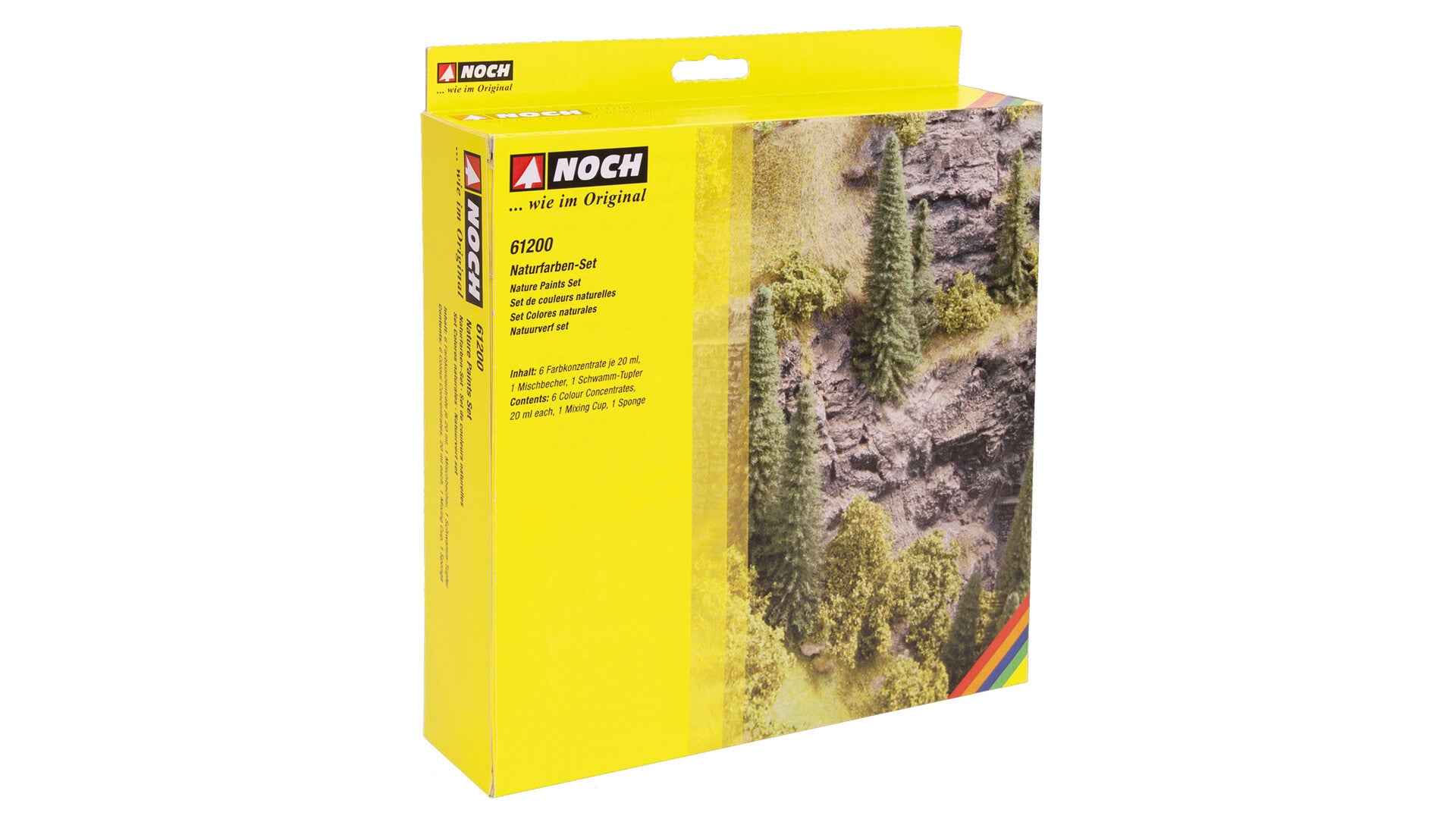 NOCH 61200 Naturfarben-Set, 6 Farbkonzentrate