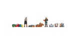 NOCH 65618 Themen-Set "Mittelaltermarkt"